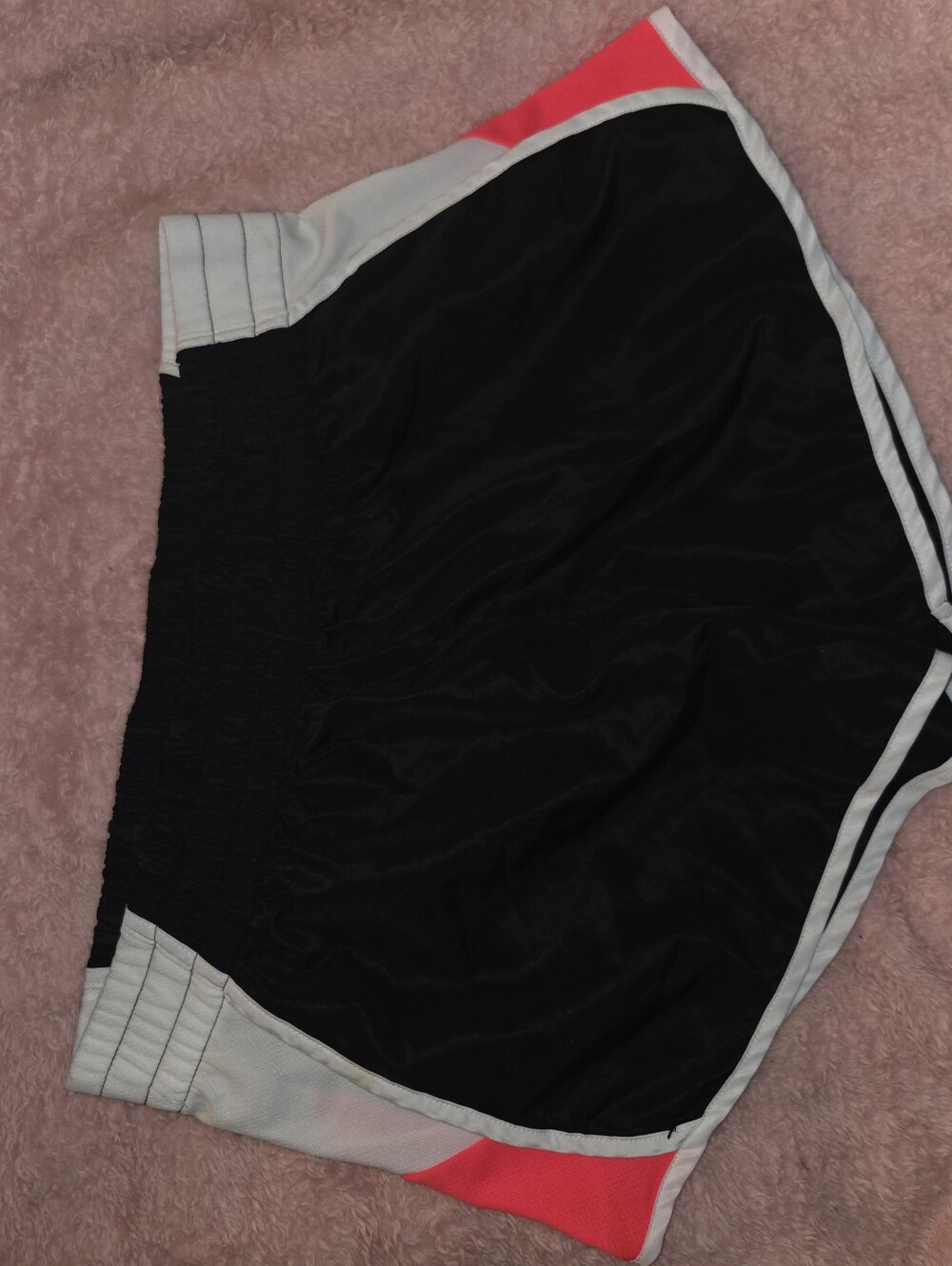 Zone Pro Black Shorts with White Trim & Pink Accents - Size L